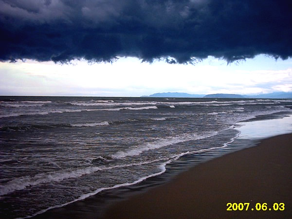 dark clouds